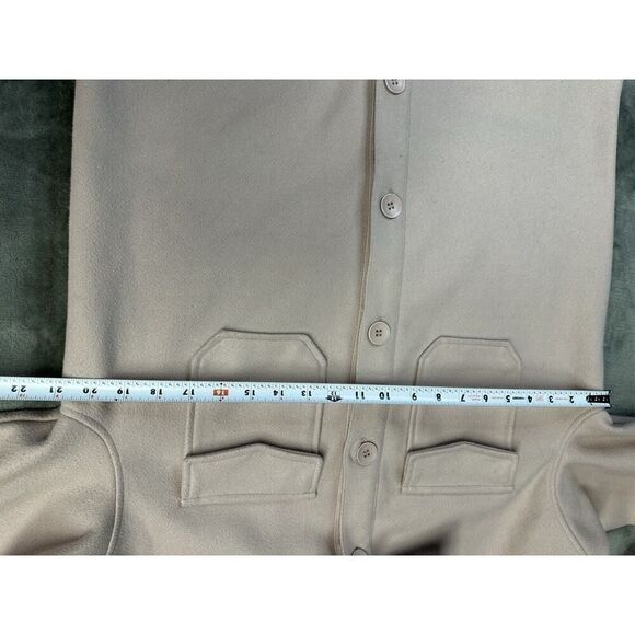 Avec Les Filles Oversized Woven Shacket in Blush Medium - Picture 9 of 13